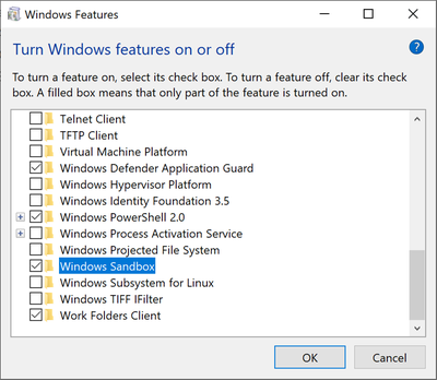 Fix Windows Sandbox internet connectivity problem